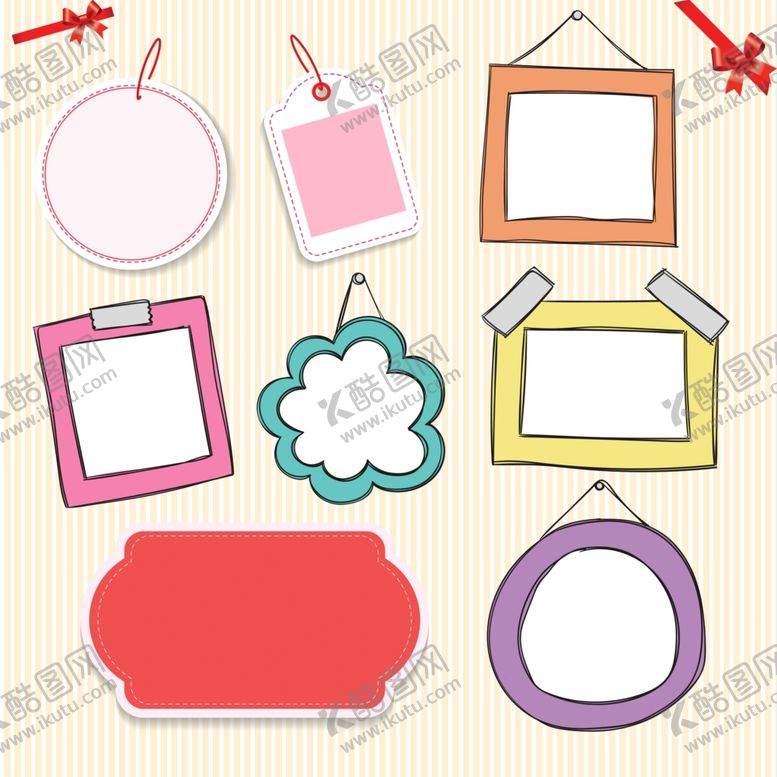 编号：84494709211051187392【酷图网】源文件下载-儿童相册画框模板