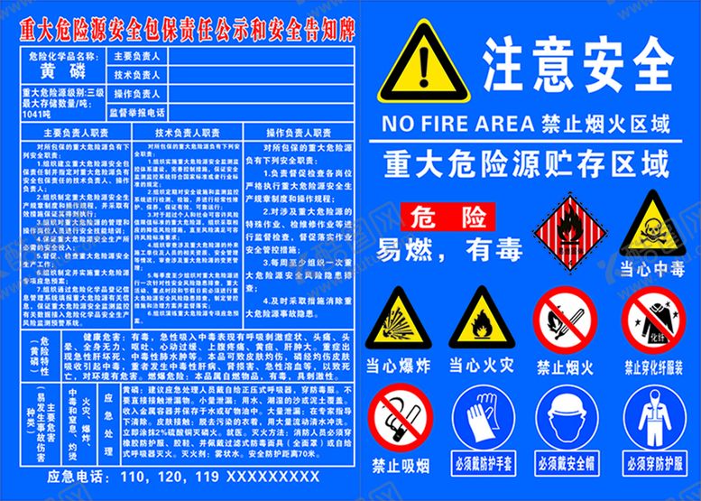 编号：79057901141623517156【酷图网】源文件下载-重大危险源安全告知牌