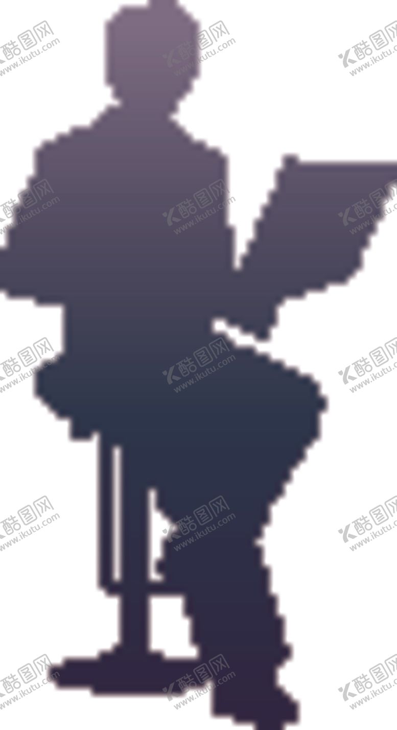 编号：19819709280558509770【酷图网】源文件下载-商业人物剪影