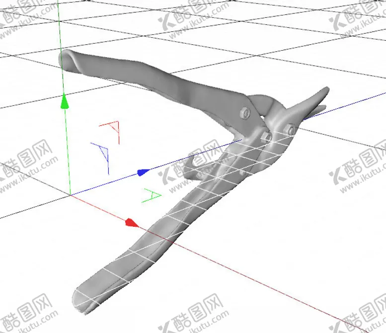 编号：44744102160314429257【酷图网】源文件下载-C4D模型钳子