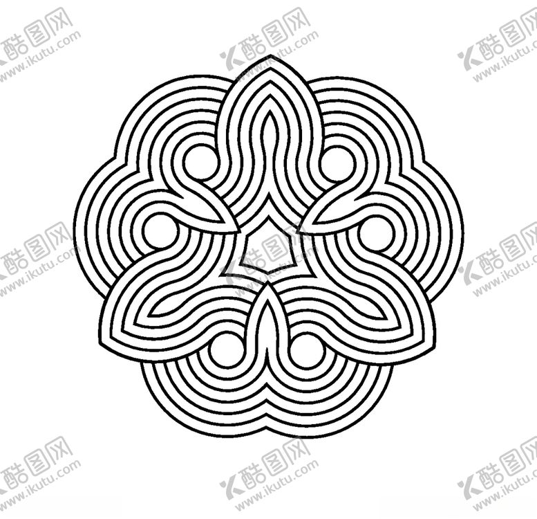 编号：38460810251807562525【酷图网】源文件下载-几何幻觉线条形状图形