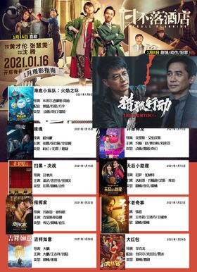 2021年1月影讯