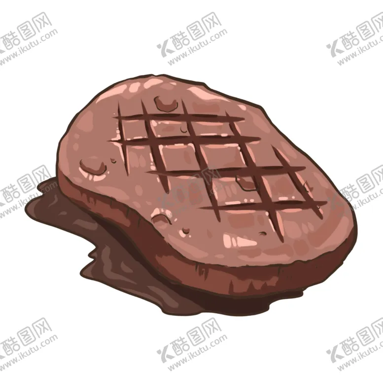 编号：69628701182116059793【酷图网】源文件下载-牛排插画  