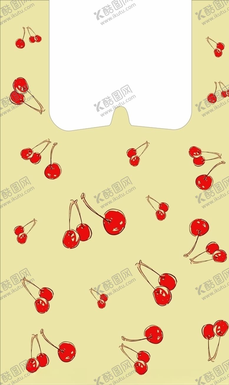编号：73690210100649334659【酷图网】源文件下载-樱桃水果袋广告袋