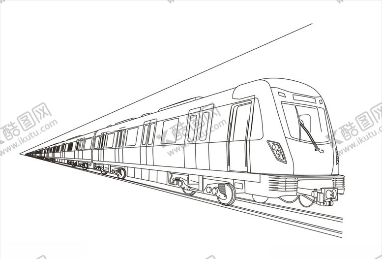 编号：91597410131855054030【酷图网】源文件下载-地铁机车