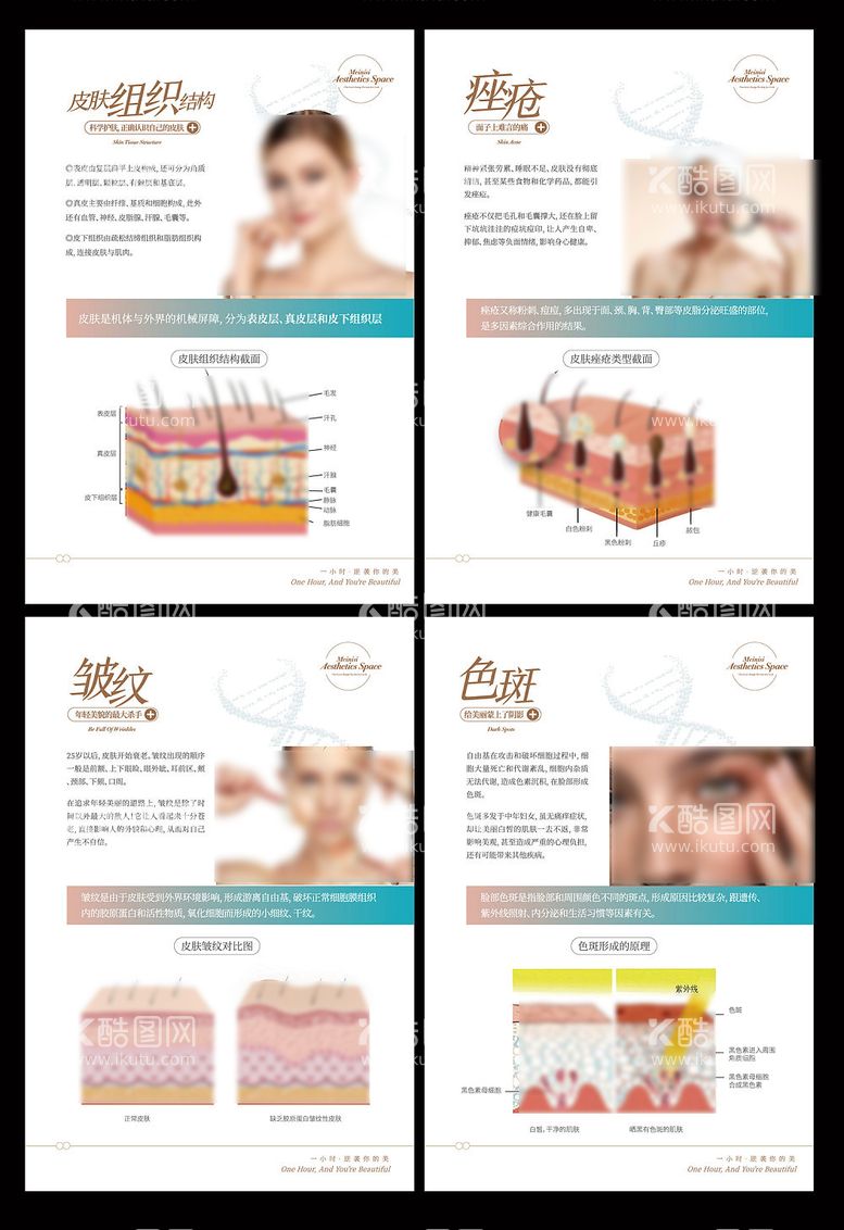 编号：76387111251518432353【酷图网】源文件下载-医美皮肤护理系列海报