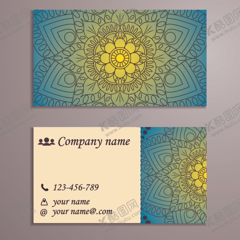 编号：96329609110156539698【酷图网】源文件下载-名片设计