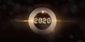 年会墙展板海报2020