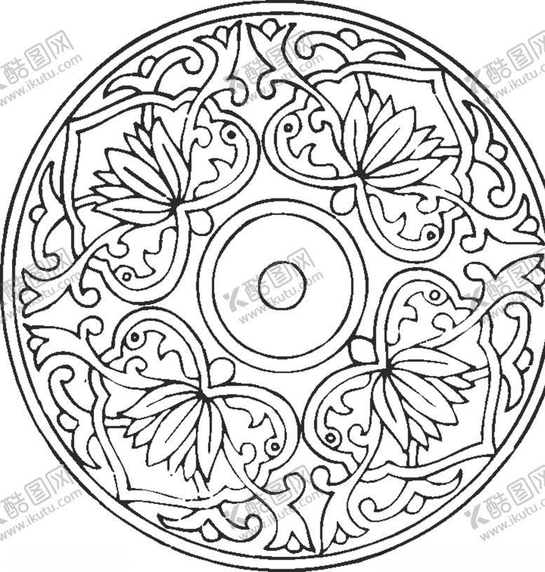 编号：43552409220546161477【酷图网】源文件下载-镂空花图案