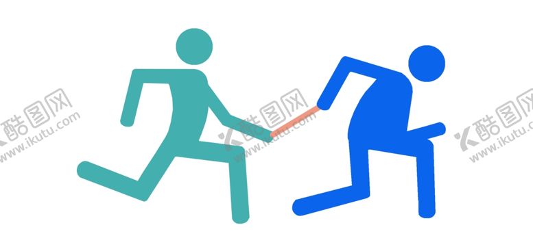 编号：77081510241254424271【酷图网】源文件下载-高清素材运动会接力赛接力棒交接
