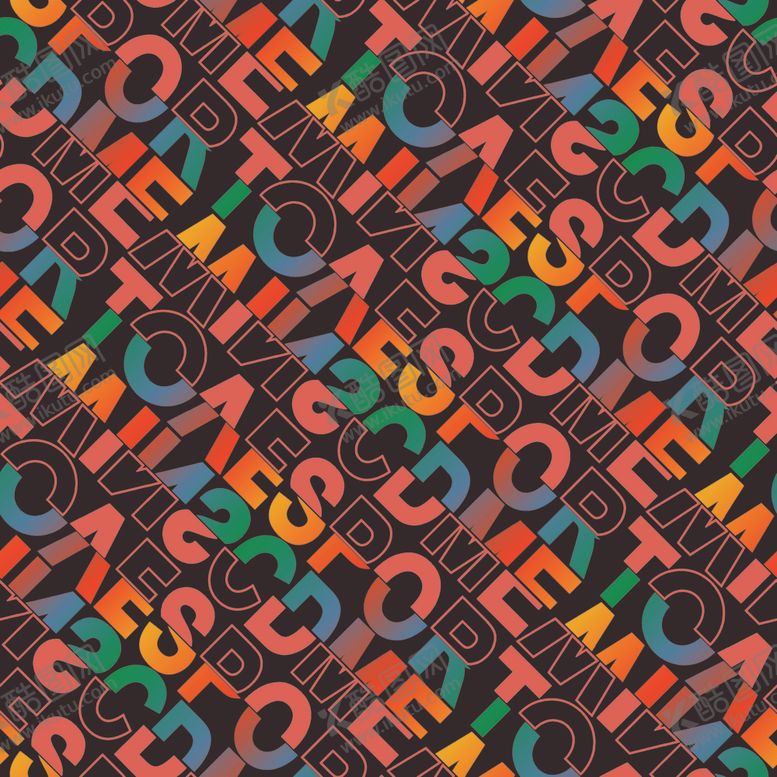 编号：79406909221217482909【酷图网】源文件下载-字母渐变