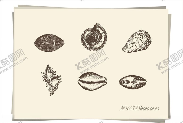 编号：71422010131025571942【酷图网】源文件下载-6款入海产品手绘稿