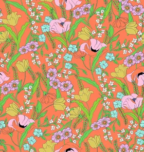 碎花潮流服饰时尚女装定位