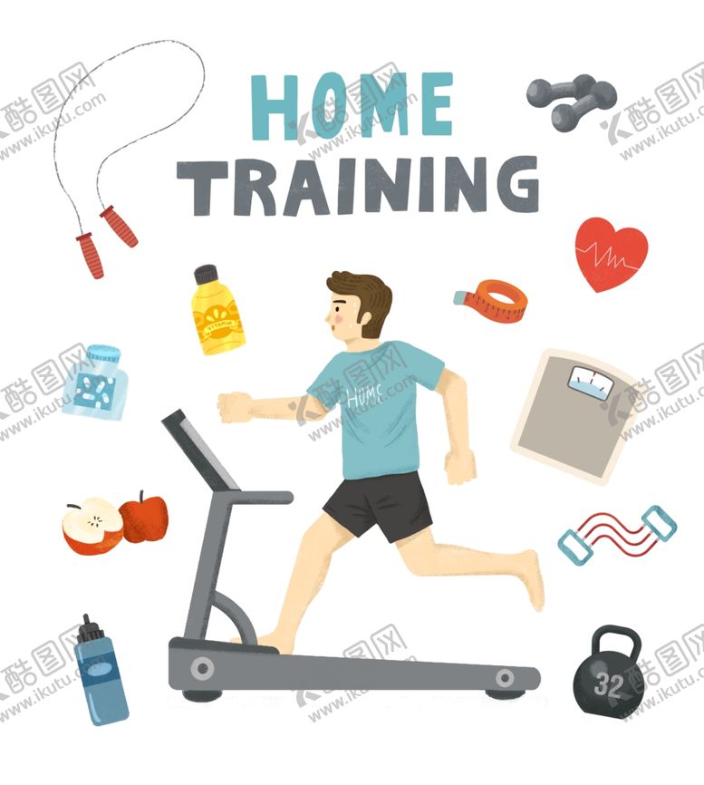 编号：33530310301231134232【酷图网】源文件下载-跑步机