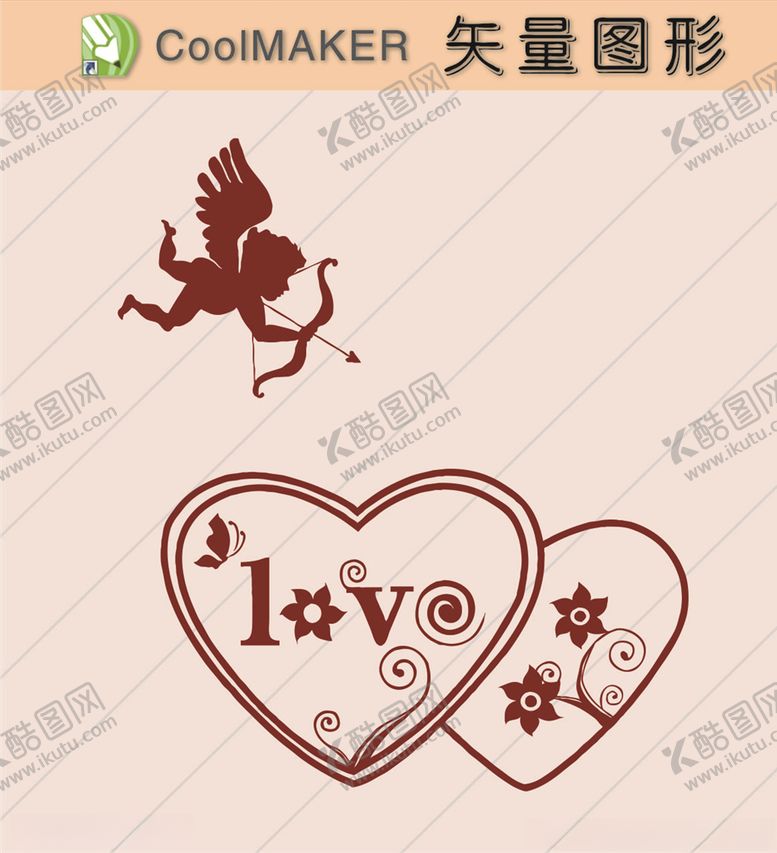 编号：68206309280345497354【酷图网】源文件下载-剪纸壁纸爱情装饰花纹