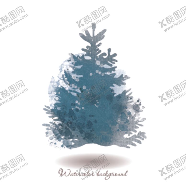 编号：68220507140258584536【酷图网】源文件下载-梦幻水彩植物树木插画