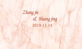 酒红色婚礼背景