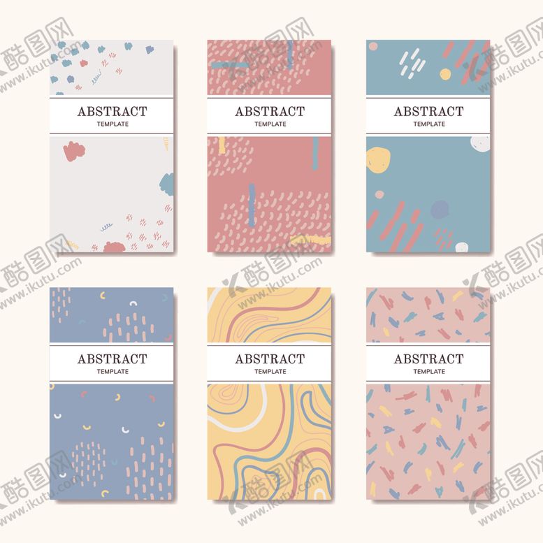 编号：45928109150617453038【酷图网】源文件下载-清新手绘时尚抽象背景底纹