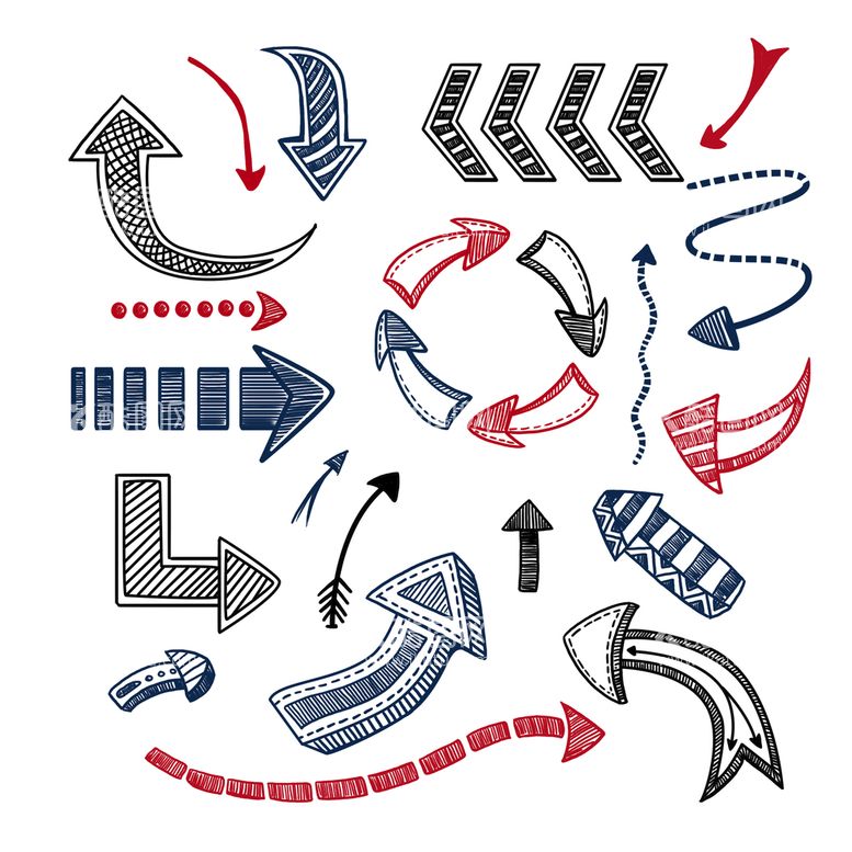 编号：82075910082127344603【酷图网】源文件下载-方向感箭头