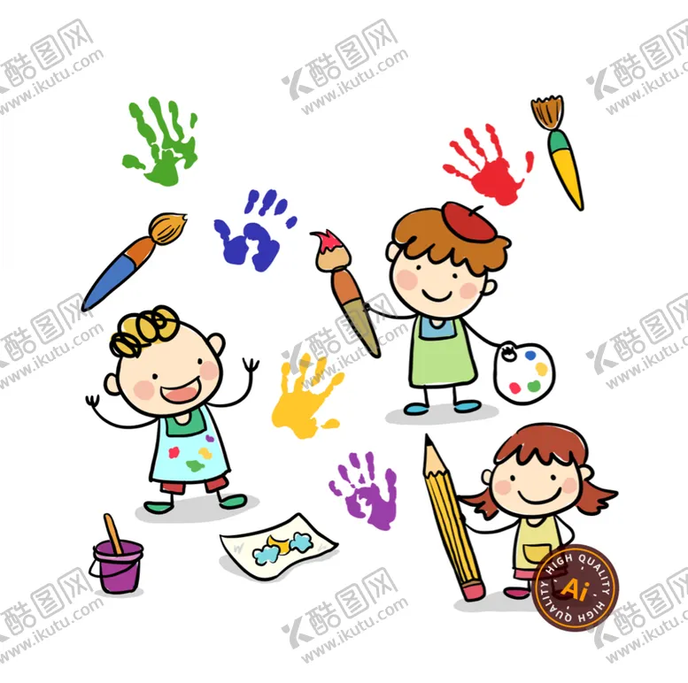 编号：15384801270148157295【酷图网】源文件下载-卡通小画家