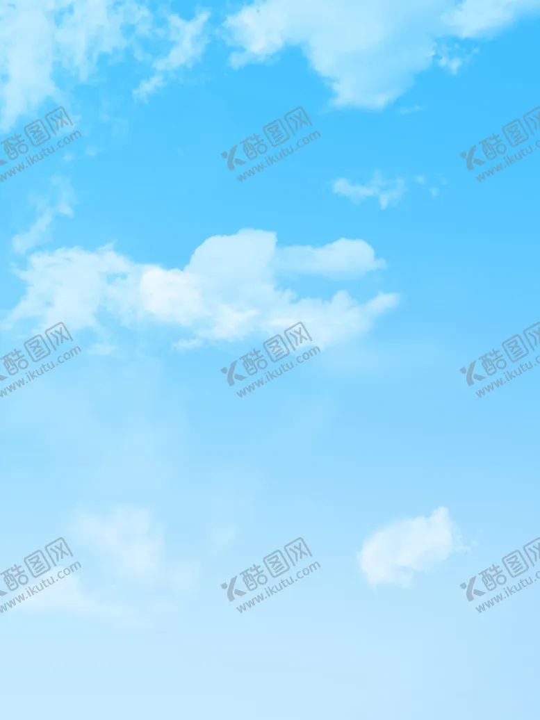 编号：87034109252329501845【酷图网】源文件下载-蓝天白云手绘背景