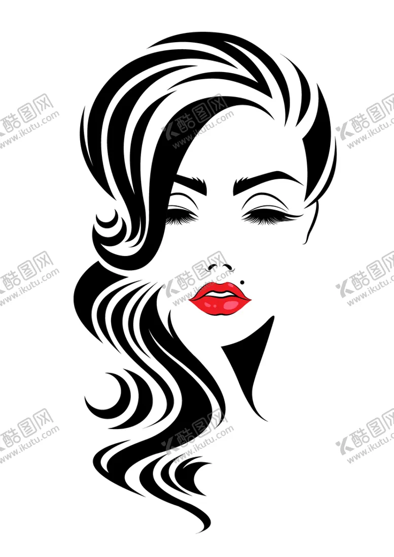 编号：75403609120124235684【酷图网】源文件下载-美女头像