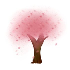 手绘樱花