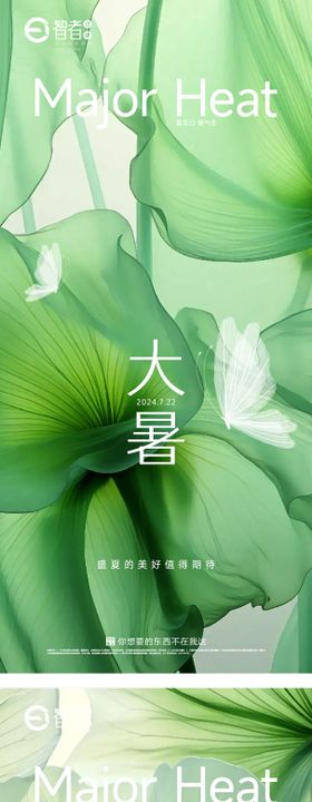 大暑小海报夏至