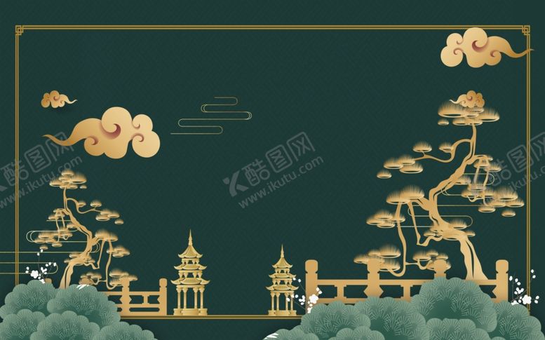 编号：71624505040309525902【酷图网】源文件下载-国潮金叶子