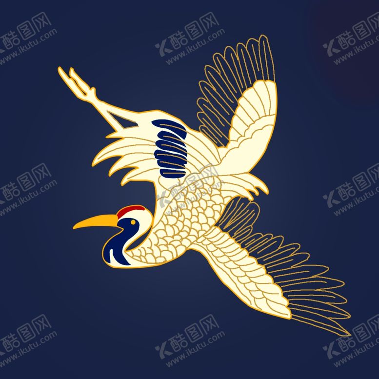 编号：85798009272321375412【酷图网】源文件下载-仙鹤吉祥古风节日