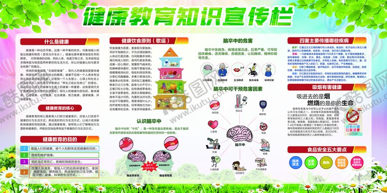编号：29745609171746502649【酷图网】源文件下载-健康教育知识宣传栏