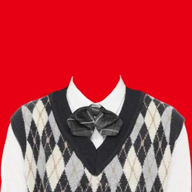 证件照寸寸西装模板寸衣服女装