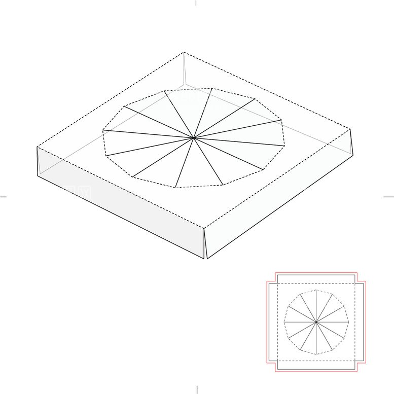 编号：85974811180552445415【酷图网】源文件下载-包装盒刀版图