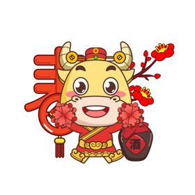 卡通牛