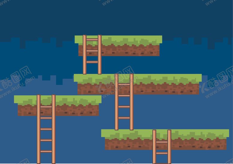 编号：99493809251419525554【酷图网】源文件下载-复古像素风游戏场景插画