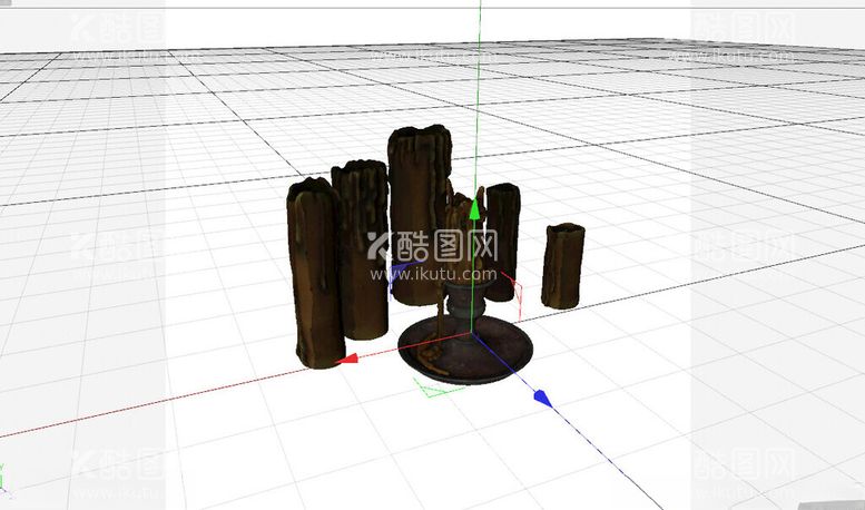 编号：33235612020738168179【酷图网】源文件下载-C4D模型蜡烛