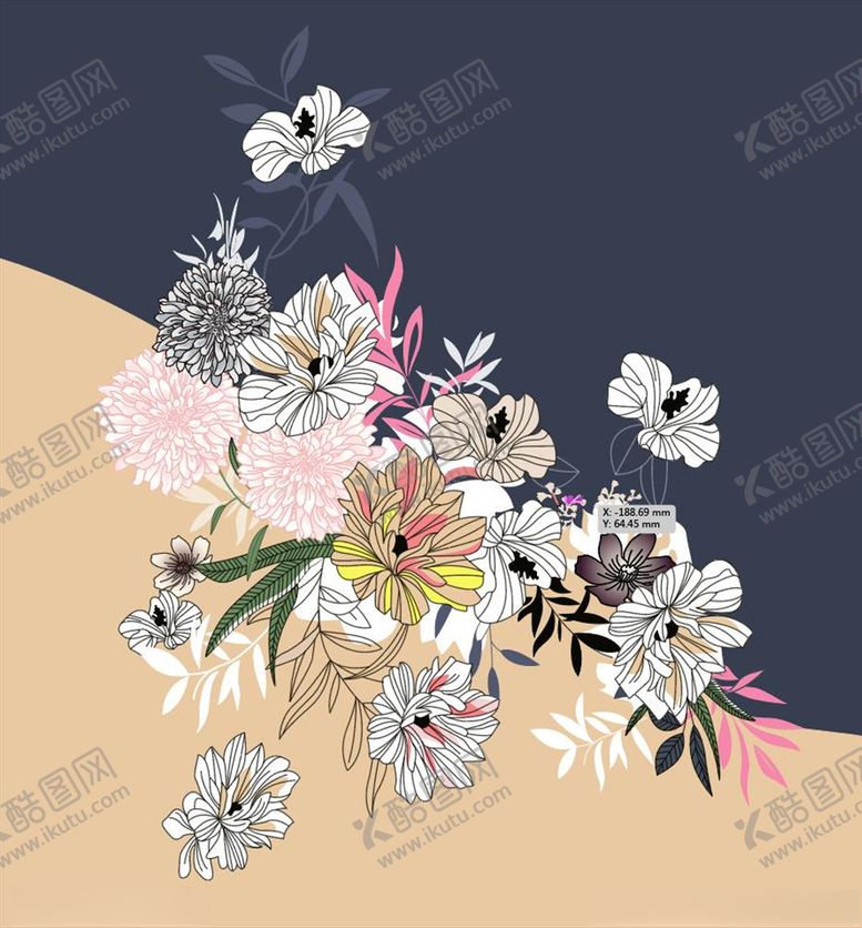 编号：54382310231325232235【酷图网】源文件下载-手绘大花