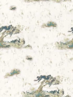 水墨风格山水纹理图案
