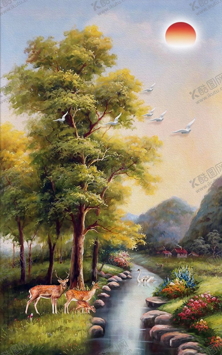 编号：80877509231404533266【酷图网】源文件下载-风景画