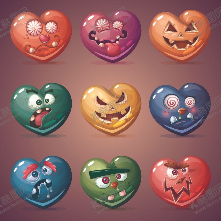 编号：45585709150726016423【酷图网】源文件下载-卡通小怪物