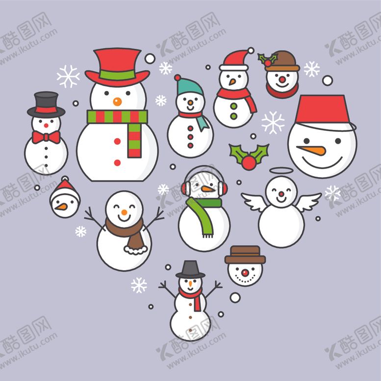 编号：55314504302232567661【酷图网】源文件下载-圣诞雪人