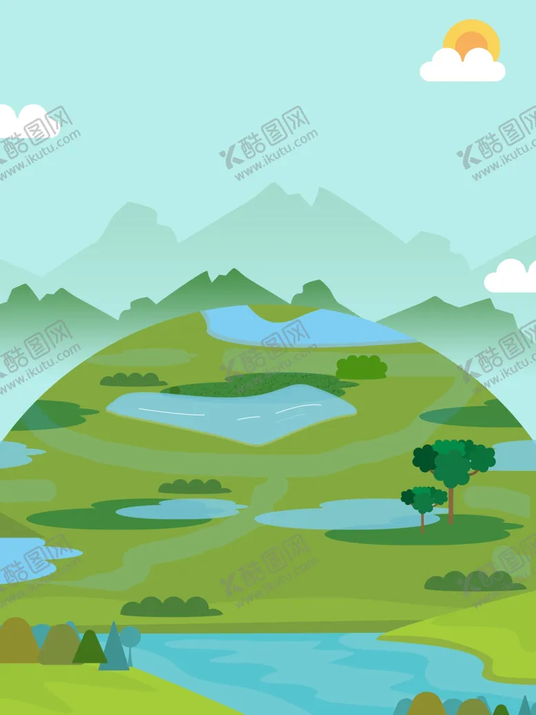 编号：61620105071037427730【酷图网】源文件下载-湿地日湿地旅游湿地公园