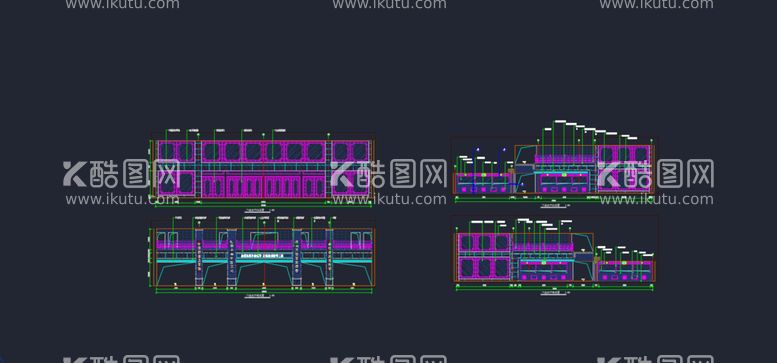 编号：69123010111847497542【酷图网】源文件下载-医院门诊大厅立面图