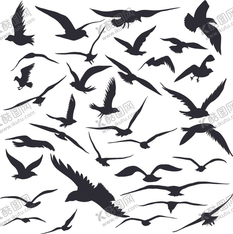 编号：58517709210038589649【酷图网】源文件下载-动物剪影