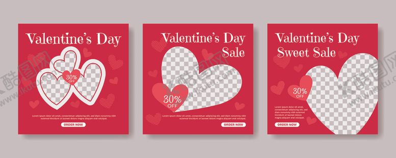 编号：91976103312334509365【酷图网】源文件下载-情人节爱心背景