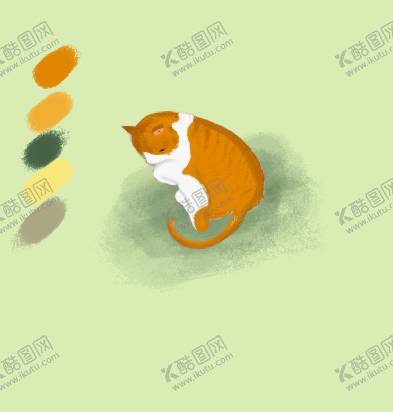 编号：62101209211512253369【酷图网】源文件下载-手绘猫咪