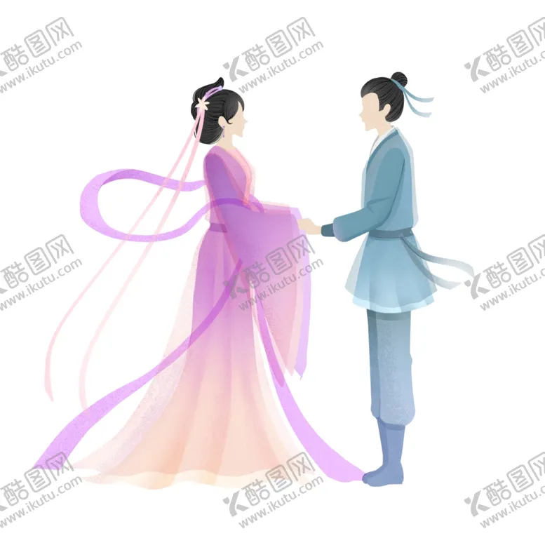 编号：39460002220655365995【酷图网】源文件下载-七夕情人节古风素材