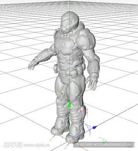 C4D模型机器人