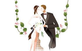 情侣婚礼恋人夫妻