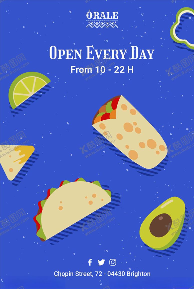 编号：39727709090433177331【酷图网】源文件下载-墨西哥美食海报